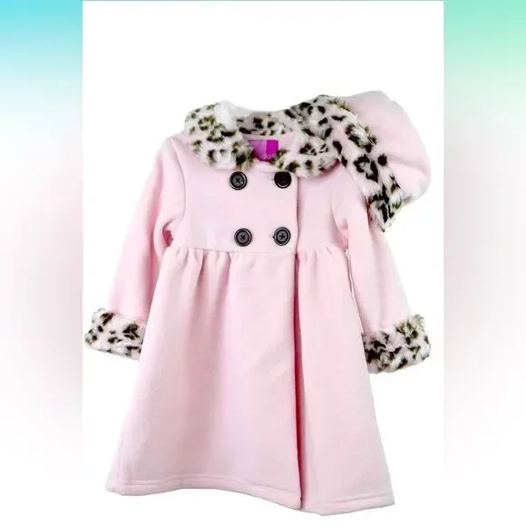 Toddler Fleece Coat & Hat! 🩷🩷 - Picture 1 of 3